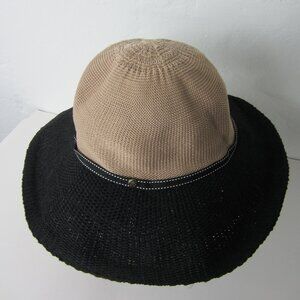 NEW Wallaroo Hat Company Wide Brim Sun Hat Womens OS Victoria Two-Tone